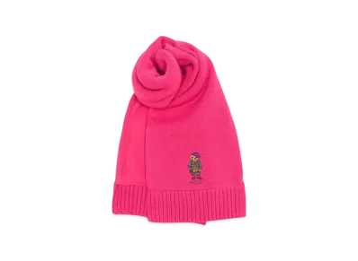 Polo Ralph Lauren Kids Polo Bear Cotton Scarf "Pink"