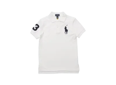 Polo Ralph Lauren Kids Short Sleeve Big Pony Mesh Polo "White"