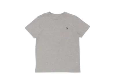 Polo Ralph Lauren Kids Short Sleeve Cotton Jersey Crewneck T-Shirt "Grey"