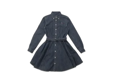 Polo Ralph Lauren Kids Denim Shirt Dress "Navy"