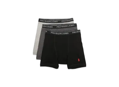 Polo Ralph Lauren Boxer Brief 3 Pack "Heather/Madison/Black"