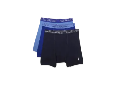 Polo Ralph Lauren Boxer Brief 3 Pack "Blue/Royal/Navy"