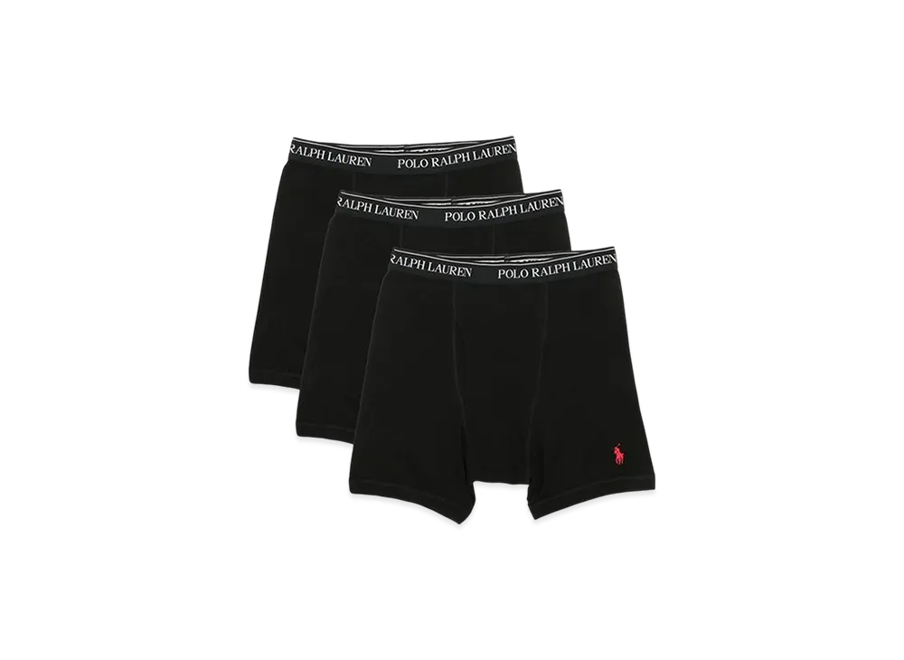 Polo Ralph Lauren Boxer Brief 3 Pack "Black"