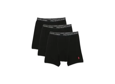 Polo Ralph Lauren Boxer Brief 3 Pack "Black"