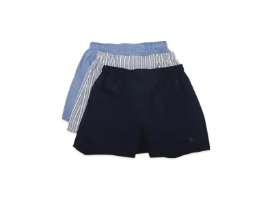Polo Ralph Lauren Trunks 3 Pack "Stripe/Plaid/Navy"
