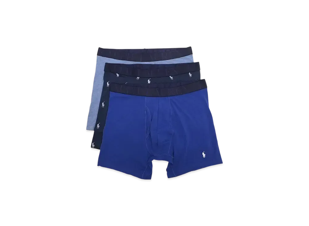 Polo Ralph Lauren Stretch Classic Fit Boxer Pants 3 Pack "Royal/Blue/Gray"