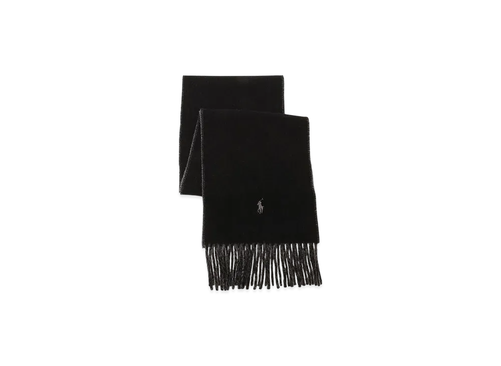 Polo Ralph Lauren Classic Reversible Scarf "Black/Grey"