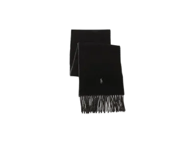 Polo Ralph Lauren Classic Reversible Scarf "Black/Grey"