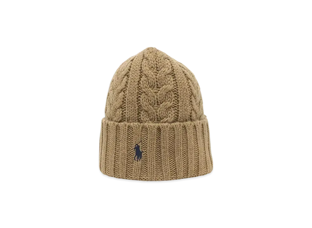 Polo Ralph Lauren Chunky Cable Beanie "Beige"