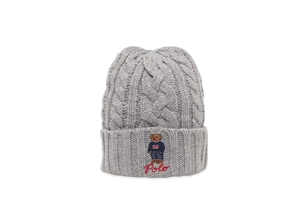 Polo Ralph Lauren Cable Bear Beanie "Grey"