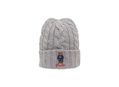 Polo Ralph Lauren Cable Bear Beanie "Grey"