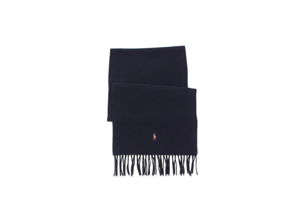 Polo Ralph Lauren Signature Italian Virgin Wool Scarf "Navy"