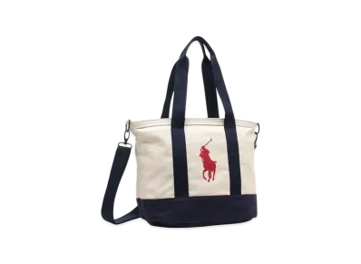 Polo Ralph Lauren Big Pony Player Tote "Navy"