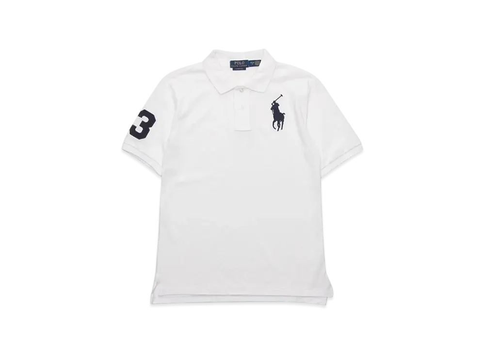 Polo Ralph Lauren Kids SS Big Pony Mesh Polo "White"