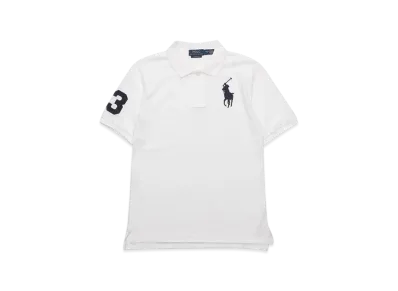 Polo Ralph Lauren Kids SS Big Pony Mesh Polo "White"