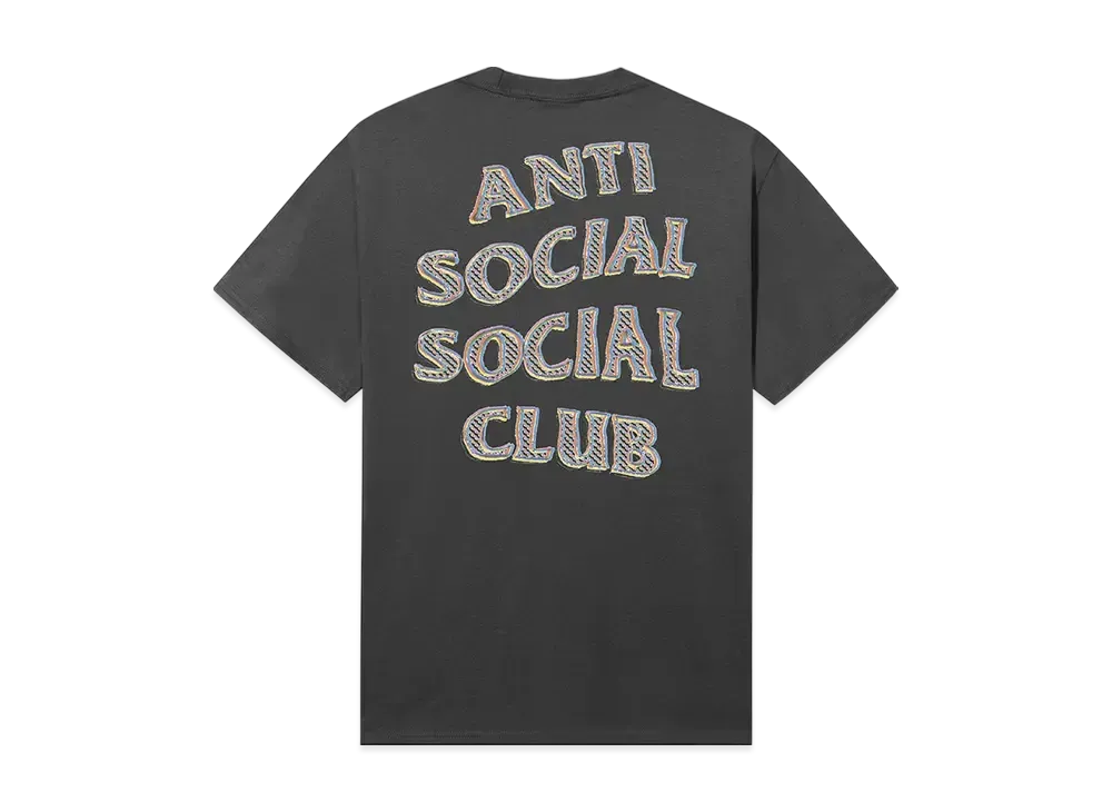 ANTI SOCIAL SOCIAL CLUB Blurred Lines Mind Games Tee "Medium Grey"