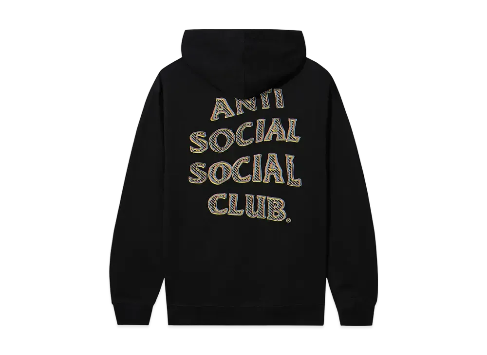 ANTI SOCIAL SOCIAL CLUB Blurred Lines Mind Games Hoodie "Black"