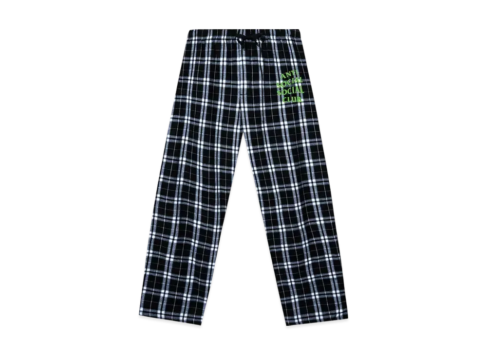 ANTI SOCIAL SOCIAL CLUB Baggy Pajama Pant "Black"