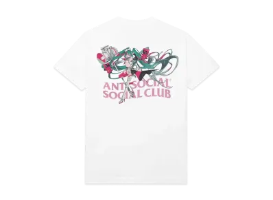ANTI SOCIAL SOCIAL CLUB x Goodsmile Racing Cyber Isolation Tee "White"
