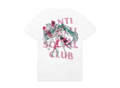 ANTI SOCIAL SOCIAL CLUB x Goodsmile Racing Virtual Echo Tee "White"