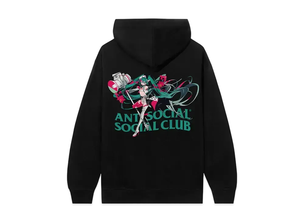 ANTI SOCIAL SOCIAL CLUB x Goodsmile Racing Cyber Isolation Hoodie "Black"