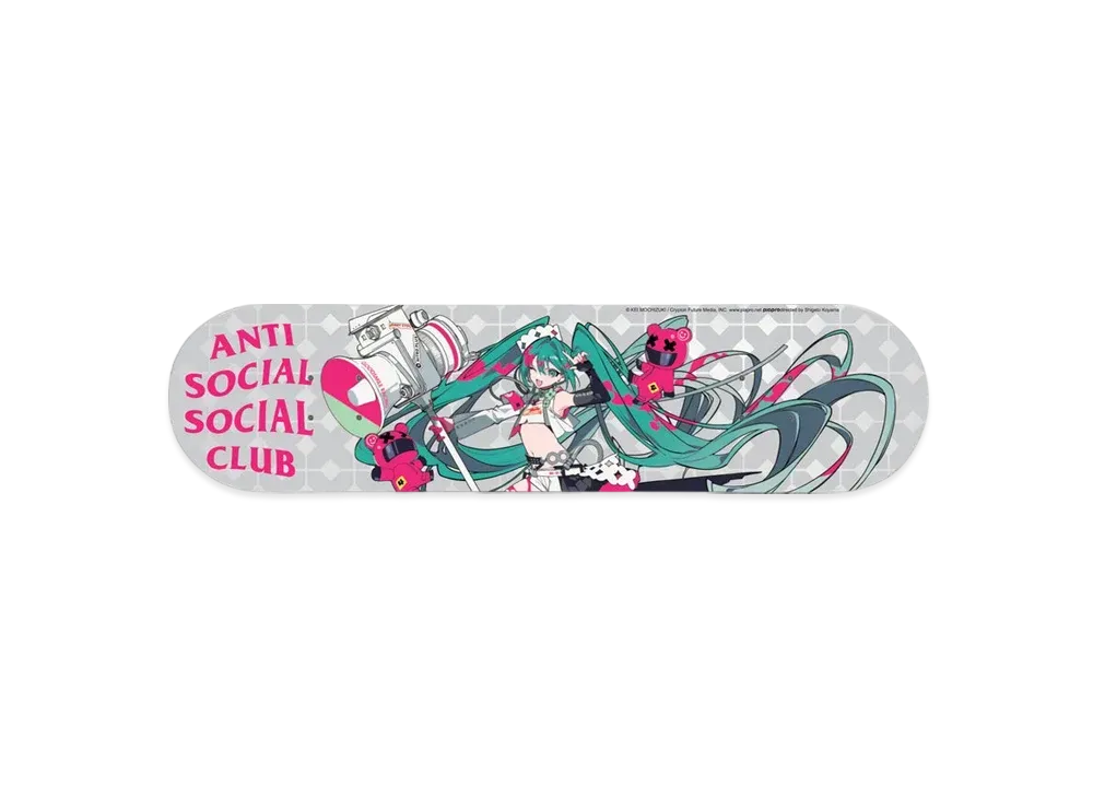 ANTI SOCIAL SOCIAL CLUB x Goodsmile Skatedeck "Black"