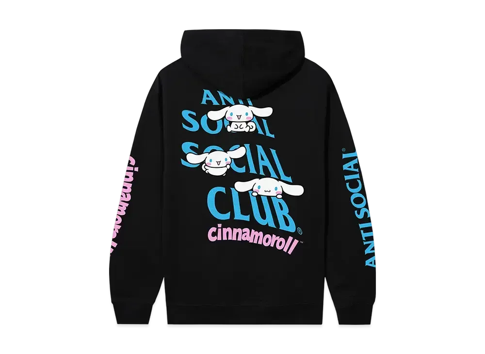 ANTI SOCIAL SOCIAL CLUB x Cinnamoroll Classic Hoodie "Black"
