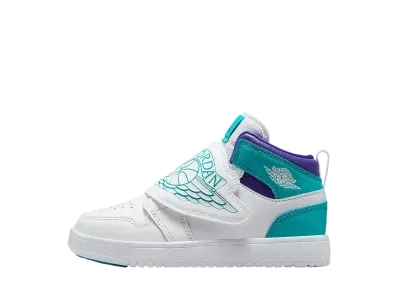 ナイキ PS スカイ ジョーダン1 "ホワイト/ニューエメラルド/グレープアイス" (キッズ)