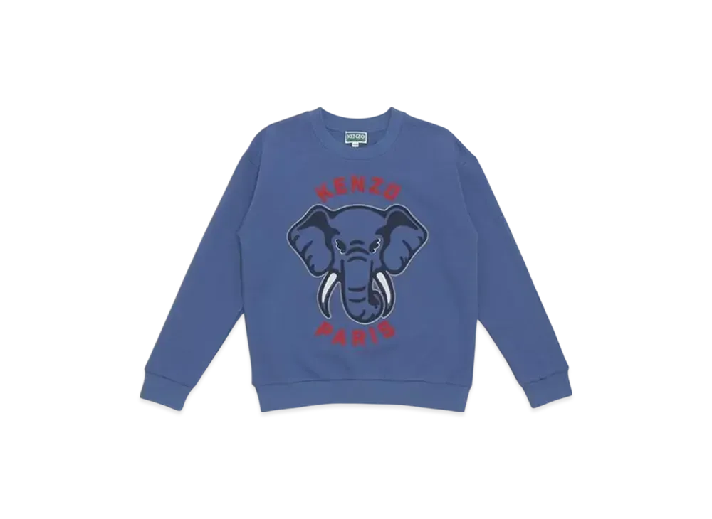 KENZO Kids Elephant Core Program D2 Sweatshirt "Blue"