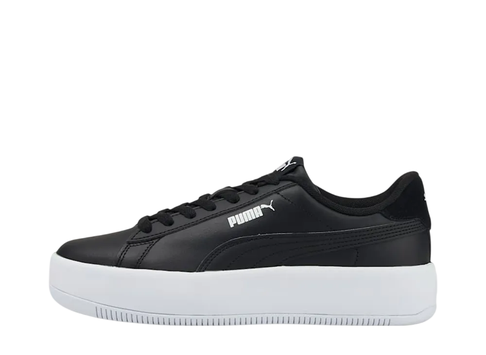 プーマ ウィメンズ リリィ プラットフォーム レザー "プーマブラック/プーマブラック/プーマホワイト"