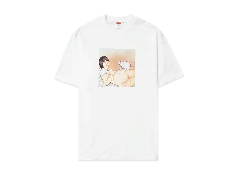 Supreme Mouse Tee "White"