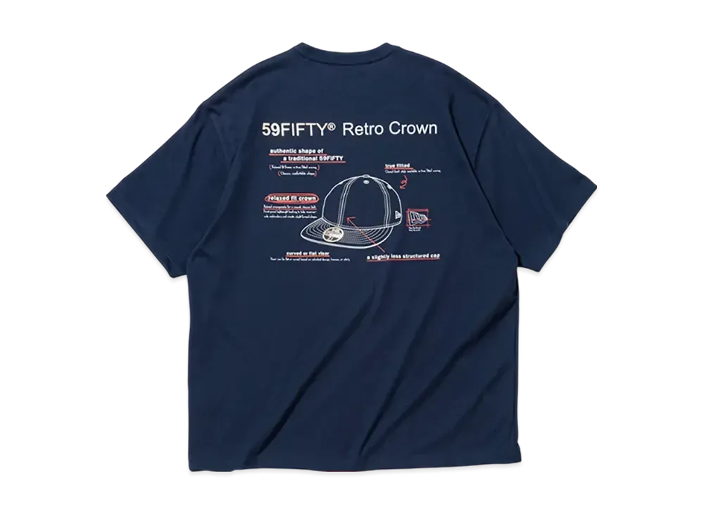 NEW ERA Short Sleeve Performance T-Shirt 59Fifty Day Memorial Collection RC 59Fifty "Navy"