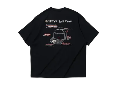 NEW ERA Short Sleeve Performance T-Shirt 59Fifty Day Memorial Collection 59Fifty Split Panel "Black"