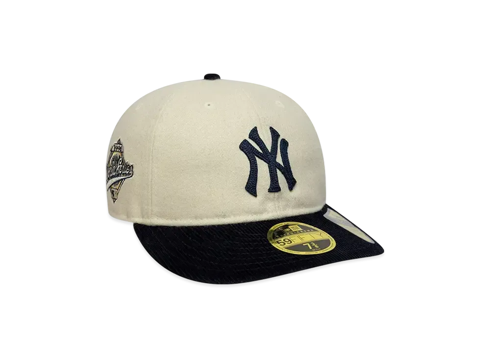 NEW ERA RC 59Fifty Soft Buckram 59Fifty Day Memorial Collection New York Yankees "Off White/Navy Corduroy"