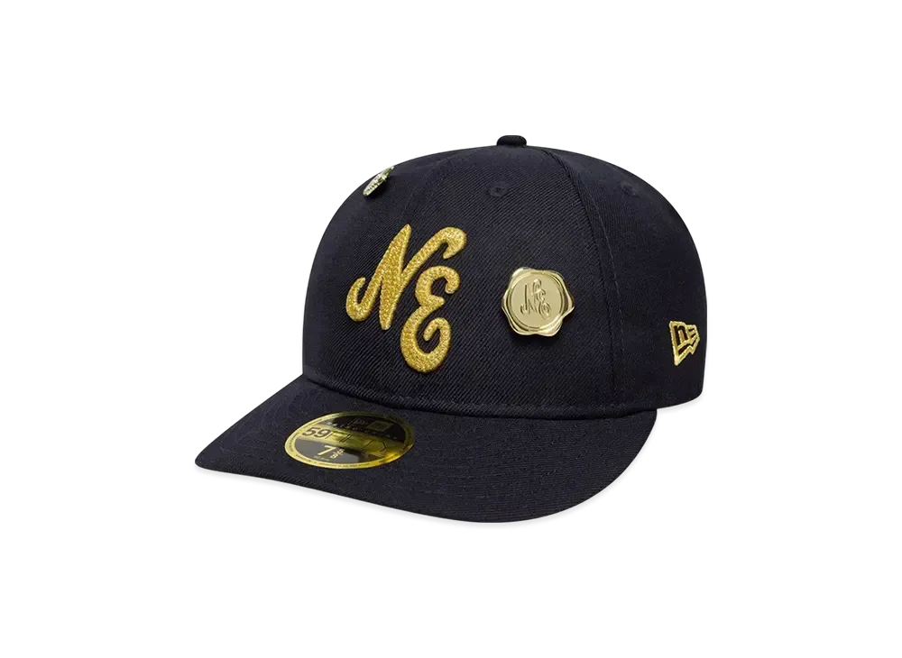 NEW ERA RC 59Fifty 59Fifty Day Memorial Collection Classic Logo Pin "Navy/Gold"