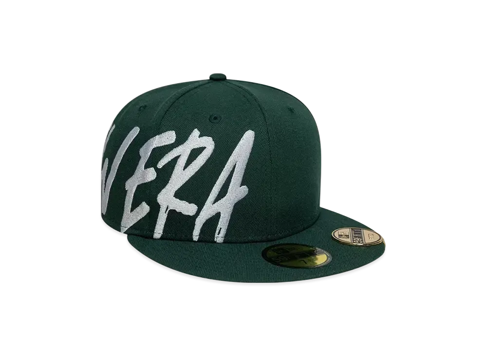NEW ERA 59Fifty 59Fifty Day Memorial Collection Script Logo "Dark Green"