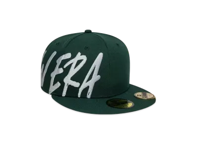 NEW ERA 59Fifty 59Fifty Day Memorial Collection Script Logo "Dark Green"