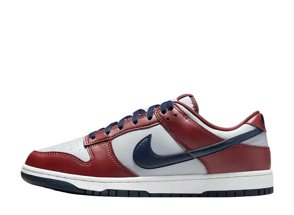 ナイキ ダンク ロー "グレー/バーガンディ/ネイビー"