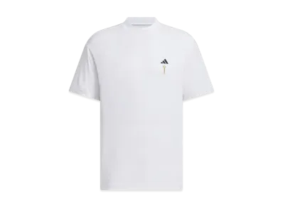 adidas Golf Heat. Rdy Back Graphic Mockneck Short Sleeve T-shirt "White"