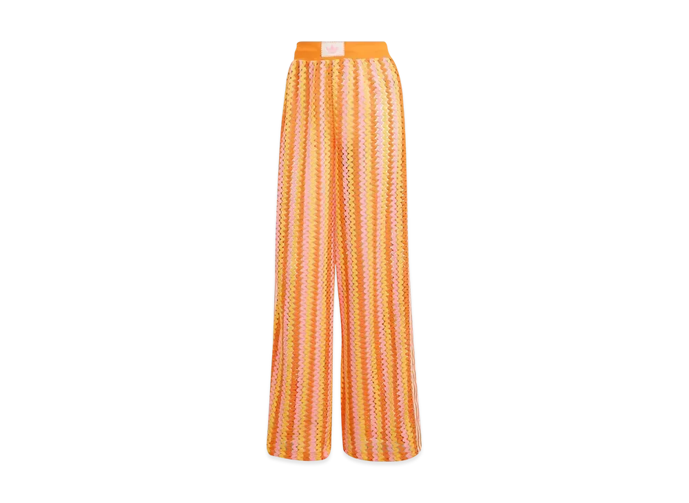 adidas Originals Summer Glow Firebird Track Pants "Semi Lucid Fuchsia/Hazy Orange/Semi Solar Orange"