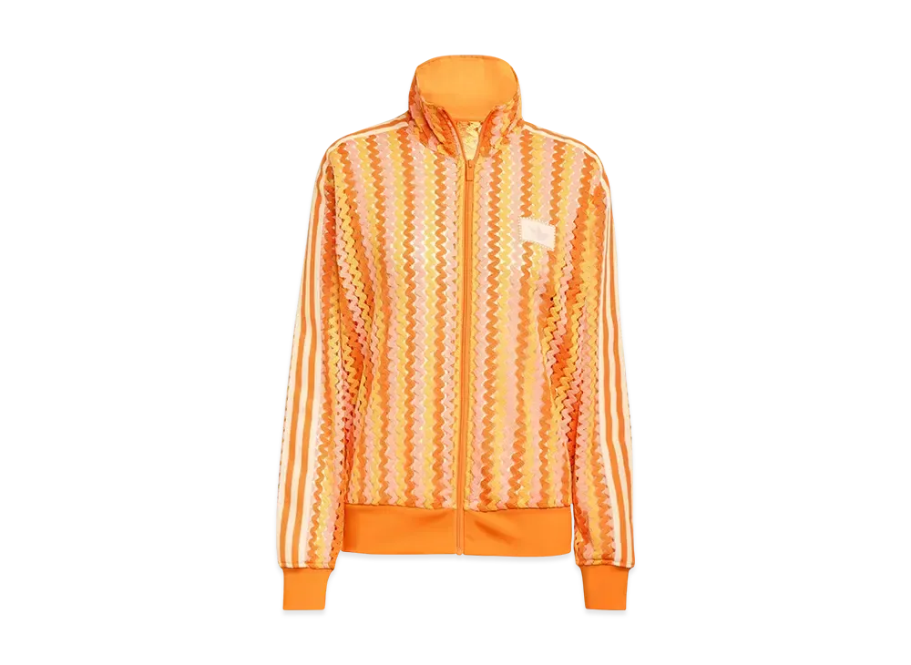 adidas Originals Summer Glow Firebird Track Top "Semi Lucid Fuchsia/Hazy Orange/Semi Solar Orange"