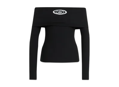 adidas Originals Off-Shoulder Top "Black"
