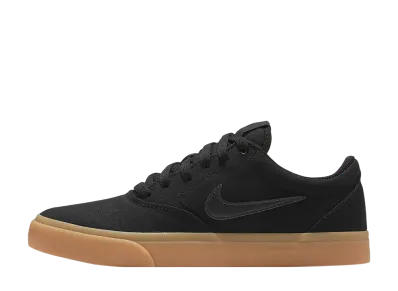 Nike SB Charge Canvas "Triple Black/Gum Light Brown"