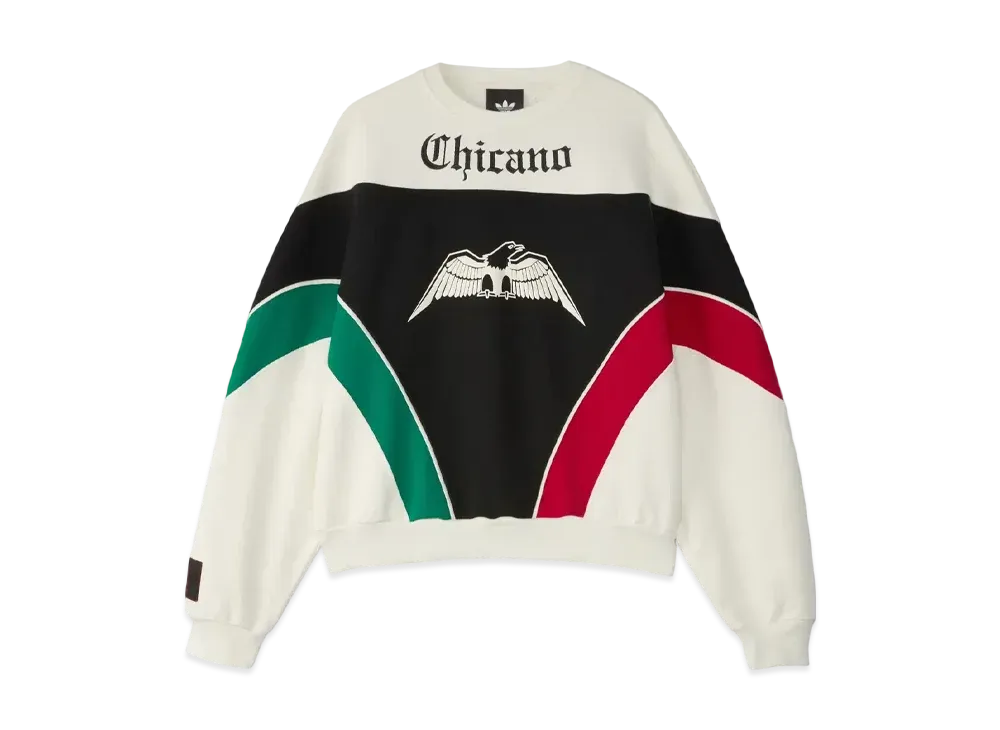 adidas x Willy Chavarria Fleece Crewneck Sweatshirt "Off White"