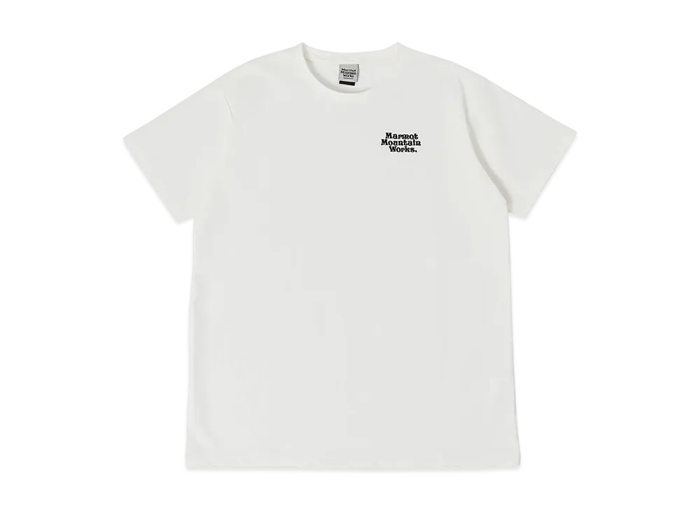 Marmot Women's MMW Embroidery T-Shirts "White"