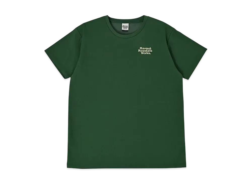 Marmot Women's MMW Embroidery T-Shirts "Green"
