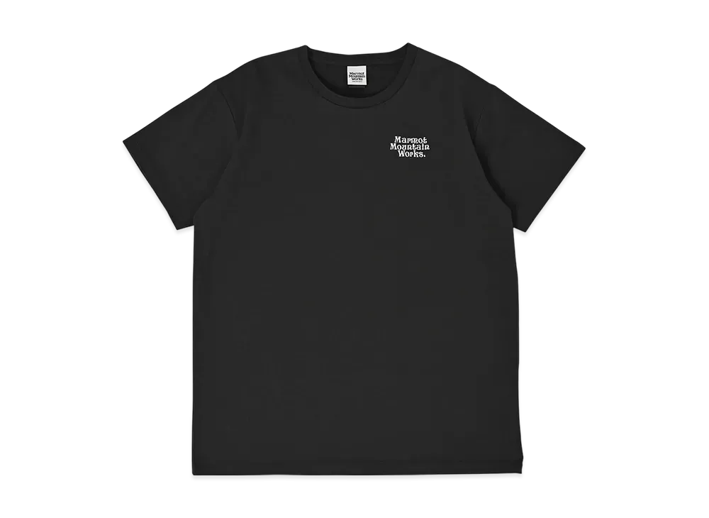 Marmot Women's MMW Embroidery T-Shirts "Black"
