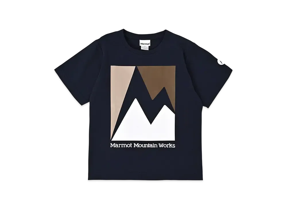 Marmot Kids Crack T-Shirts "Navy"