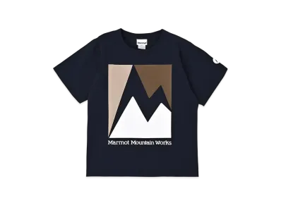 Marmot Kids Crack T-Shirts "Navy"
