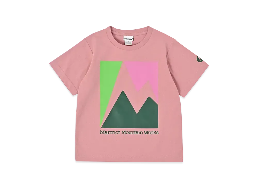 Marmot Kids Crack T-Shirts "Pink"